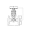 Gate valve Type: 3841 Steel Flange PN40